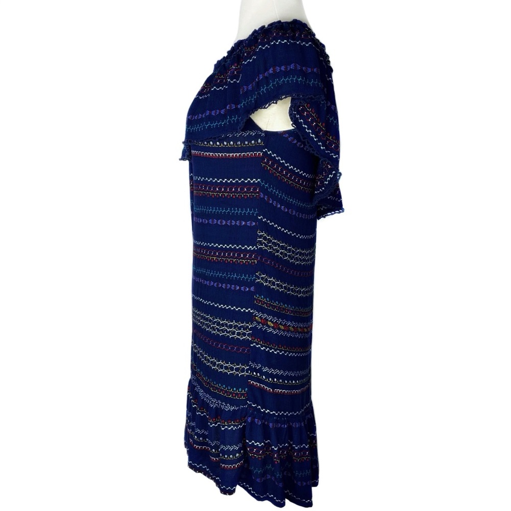 One Shoulder Ruffle Mini Dress - Picture 6 of 16